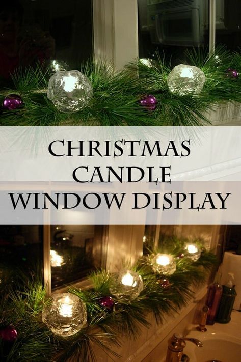 Holiday Candleglow In The Windows Church Window Christmas Decorations, Window Candles Ideas, Christmas Window Sill Ideas, Christmas Windowsill Decor, Somewhere In My Memory, Christmas Window Candles, Window Candle, Window Sill Decor, Movie Home