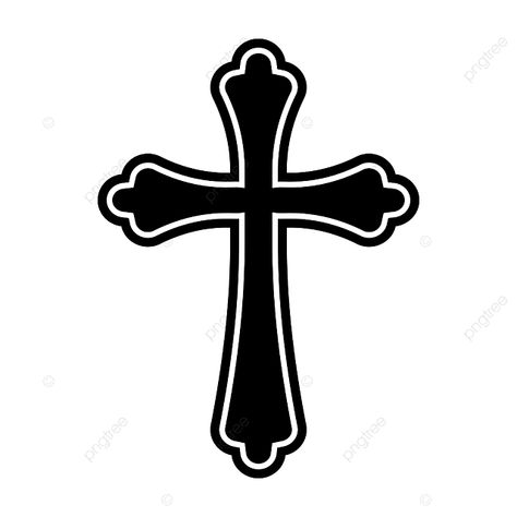 Church Silhouette, Cross Background, Cross Silhouette, Church Icon, Catholic Cross, Cross Symbol, Religious Cross, Christian Cross, Seamless Background