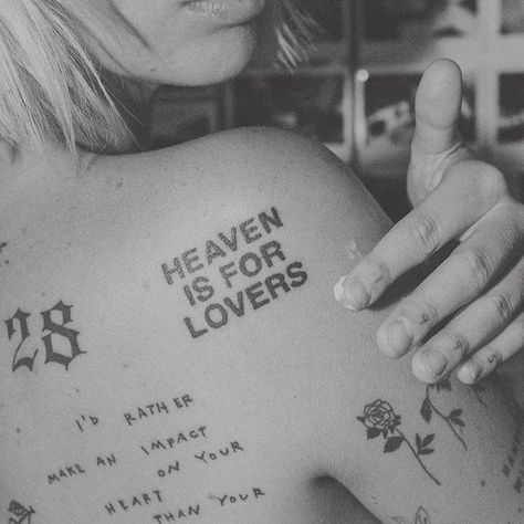 Heaven Is For Lovers Tattoo, Phiphibb Tattoo, Cupid Tattoo, Mayo 2022, Heaven Tattoos, Boho Tattoos, Tattoos For Lovers, Moisturized Skin, Awesome Tattoos