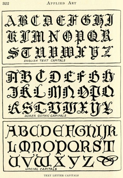 12 Vintage Alphabet Lettering Pages! - The Graphics Fairy Medieval Typography, Logo Typo, Calligraphy Fonts Alphabet, Alphabet Lettering, Vintage Alphabet, Design Alphabet, Typography Book, The Graphics Fairy, Graffiti Alphabet