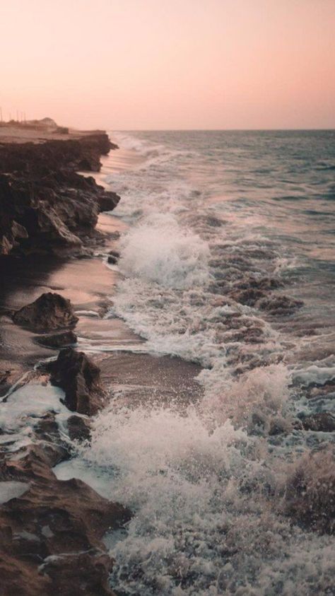 summer tumblr beach aesthetic, water, sunset, surf, sea, ocean, travel, landscape, seashore, nature, beach, foam, dawn, rock, wave Beach Phone Wallpaper, Ed Wallpaper, Wallpapers Ideas, Screen Savers Wallpapers, Ocean Wallpaper, Picture Collage Wall, Beach Wallpaper, Backgrounds Phone Wallpapers, Summer Wallpaper