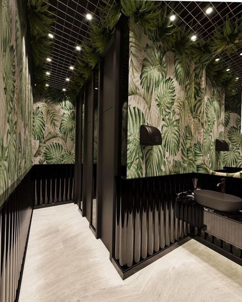 Restaurant Toilet Design Ideas, Commercial Toilet Design Interiors, Cafe Toilet Design, Restaurant Toilet Design, Restaurant Restroom Design, Restaurant Bathroom Ideas, Commercial Restroom Design, Restaurant Toilets, Restaurant Washroom