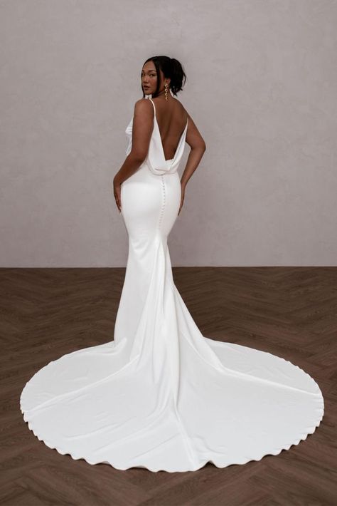 Wedding Dress Sleek, Uk Wedding Dress, Wedding Dresses Affordable, Wedding Dress Timeless, Chesterfield Derbyshire, Made With Love Bridal, Contemporary Wedding Dress, Wedding Dresses Modern, Minimalist Wedding Dress