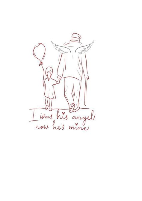 In Loving Memory Drawings, Grandad Memorial Tattoos, Grandpa And Granddaughter Tattoos, Grandparents Tattoo Ideas Symbols, Tattoo Ideas For Grandpa, Grandmother Tattoo Ideas, Rip Tattoos For Dad, Grandfather Tattoo, Papa Tattoo