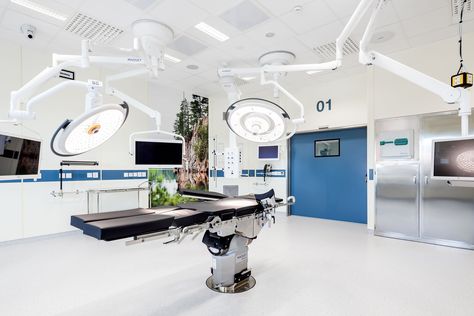 Värmland, Sweden – Getinge Planning Hospital Bathroom, Hospital Operation, Healthcare Inspiration, Hospital Floor Plan, Ambulatory Care, Operating Table, Healthcare Architecture, Hospital Interior, Plans Architecture