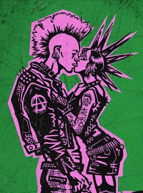 Punk Aesthetic Drawing, Punk Illustration Graphic Design, Punk Quotes Aesthetic, Punk Back Patch, Rockstar Drawing, Punk Art Style, Punk Visual Art, Punk Moodboard, Pop Punk Art