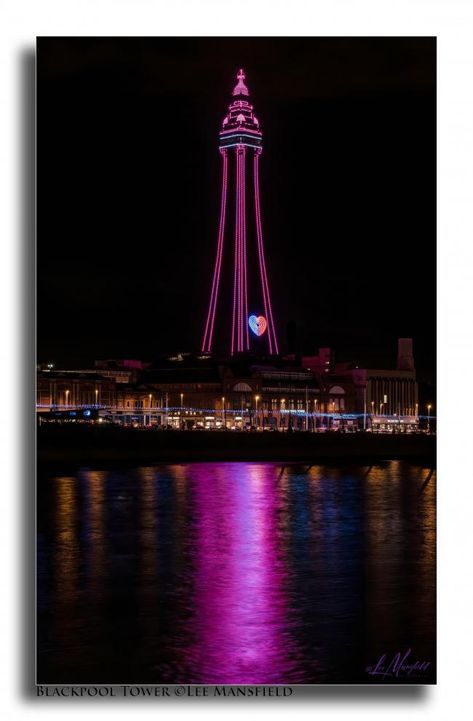 Lee Mansfield: Burnley photographer captures Blackpool Tower image ahead of calendar release | This Is Lancashire Blackpool Tower, Blackpool England, New Year Calendar, Blackpool, Space Needle, Marina Bay Sands, This Year, The Past, Tower