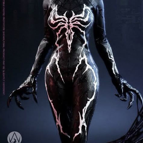 Venom Female Costume, Female Venom Art, Female Venom, Lady Venom, Venom Costume, Explosion Art, Fabrics Texture, She Venom, Spider Man 2002