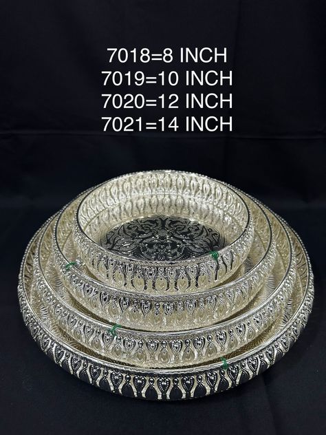 #germansilvertrays
#hermansilverroundtrays
#german silver trays
# German silver rectangular trays
# German silver oval bowls
# getman silver round trays 
#german silver wedding accessories Craft Home, Silver Trays, Round Tray, German Silver, The Craft, Silver Wedding, Wedding Accessories, Home Crafts, Tray