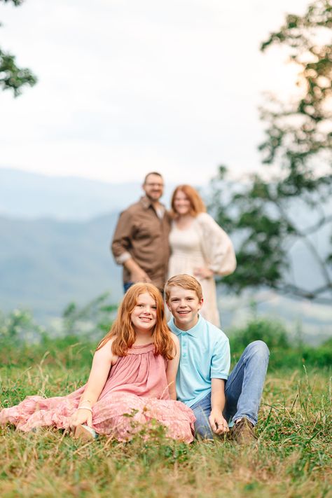 This summer Smoky Mountain session was so memorable! Julie is a photographer so her husband and children were complete naturals in front of the camera! I appreciate her for trusting me while she was in front of the camera for once! Mountain Family Pictures, Mini Portrait, Smoky Mountain, Capture Memories, Mini Session, Portrait Session, Gatlinburg, Smoky Mountains, Family Pictures