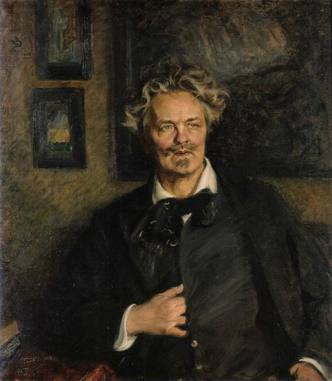 August Strindberg Richard Bergh, August Strindberg, Florence Academy Of Art, Most Famous Paintings, Digital Museum, Nordic Art, Incubus, Turkish Art, Collaborative Art