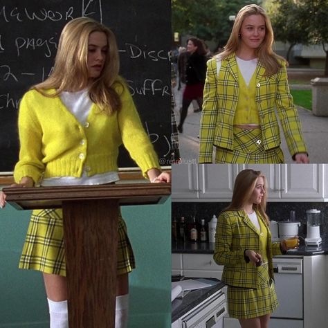 Cher’s outfits in Clueless. Which outfit’s your favourite? • Clueless 1995 ‧ Teen film/Romance ‧ 1h 40m • #clueless #1990s #90s #nineties #aliciasilverstone #movies #movie #quote #quotes #outfits #outfits Do you like Cher’s wardrobe? Clueless Cher Outfits, Cher Clueless Costume, Cher Clueless Outfit, Film Romance, Clueless Costume, Clueless Halloween Costume, Clueless Cher, Clueless 1995, Cher Outfits