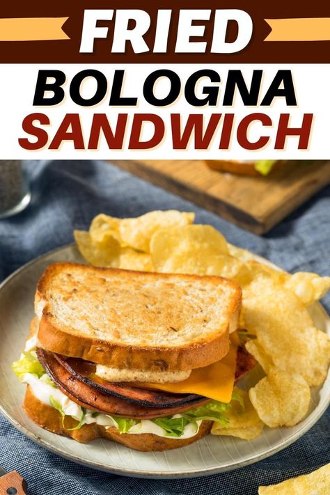 Bologna Recipes Sandwiches, Fried Bologna And Cheese Sandwich, Best Fried Bologna Sandwich, Grilled Bologna Sandwich, Fried Bologna Recipes, Fried Baloney Sandwich, Fried Bologna Sandwich Recipe, Bologna Sandwich Recipes, Bologna Sandwiches