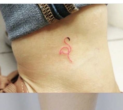 Flamingo Lover | flamingo tattoo | Facebook Pink Flamingo Outline Tattoo, Flamingo Finger Tattoo, Flamingo Minimalist Tattoo, Pink Flamingo Tattoo Ideas, Flamingo Family Tattoo, Palm Tree Flamingo Tattoo, Mini Flamingo Tattoo, Flamingo Feather Tattoo, Dainty Flamingo Tattoo