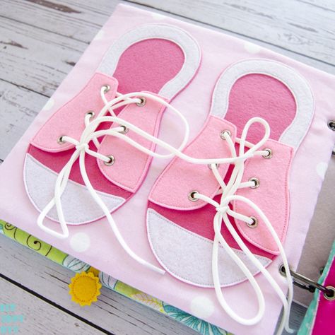 For my Patrons on Patreon! This page is one of the most popular in quiet books. It can be a separate toy developing fine motor skills. Instead of lacing you can use other kinds of clasps.

The pattern is given in two sizes: for pages 20x20 cm (two shoes on a page) and 15x15 cm (one shoe on a page).

SVG and FCM files are included! Shoe Tying, Svg Patterns, Pattern Svg, Quiet Book Patterns, Felt Ideas, Felt Books, Sensory Book, Felt Book, How To Make Toys