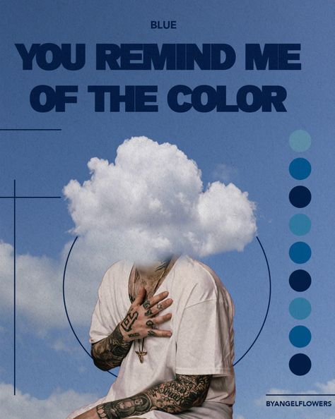 Inspired by an infamous Mac Miller song, this poster delves into the essence of the color blue – calmness and relaxation. It’s a hue that carries memories and emotions. #macmiller #graphicdesign #graphicdesigninspiration #albumcoverart #adobephotoshopcc #photoshoptutorial #freelancer #posterdesign #posterdesigns #BlueHues #Inspiration #MacMillerVibes Music Posters Mac Miller, Blue Mac Miller Aesthetic, Mac Miller Blue Aesthetic, Lyric Poster Mac Miller, You Remind Me Of The Color Blue Mac Miller, Mac Miller Poster Prints, Mac Miller Album Art, Blue Music Poster, Mac Miller Aesthetic