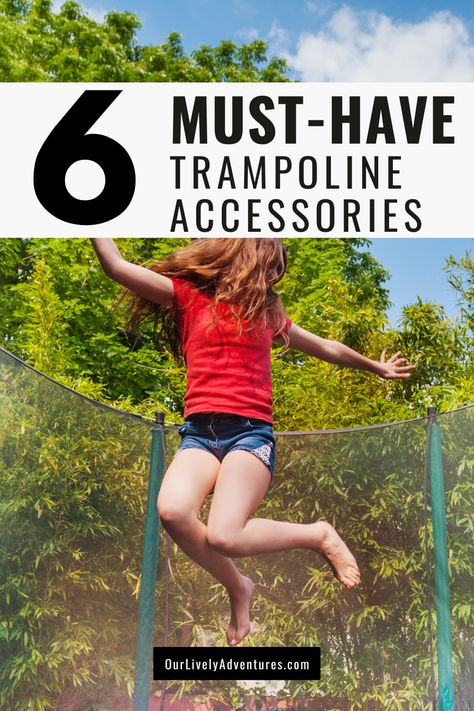 Jump into joy with these 6 Must-Have Trampoline Accessories! From colorful safety pads to thrilling bounce boards, explore accessories that will make your kids' trampoline time double the fun. Check it out and let the bouncing adventure begin! Trampoline Games For Kids, Trampoline Activities, Spring Free Trampoline, Trampoline Basketball Hoop, Trampoline Tent Cover, Trampoline Ladder, Trampoline Games, Trampoline Jump, Trampoline Tent