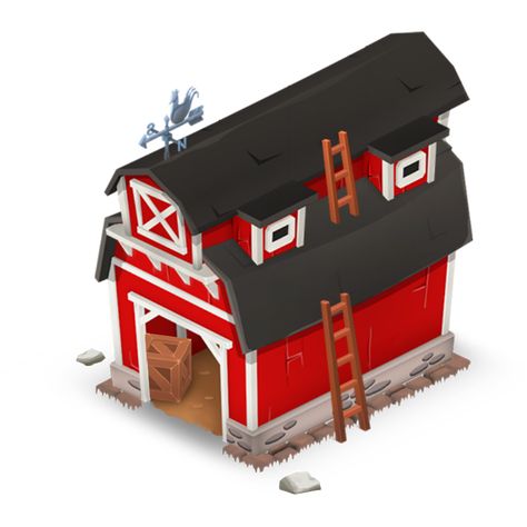 Barn | Hay Day Wiki | Fandom Crop Field, Storage Building, Farm Games, Hay Day, Tiny World, Game Start, The Player, The Barn, Game Assets