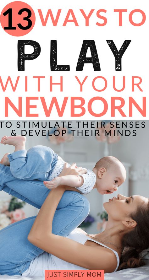 How to Play With a Newborn - Just Simply Mom Munchkin Land, Newborn Activities, Baby Language, Newborn Stage, Newborn Tips, Learn Language, Gain Knowledge, Baby Fotografie, Newborn Baby Tips