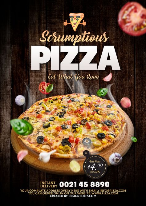 Pizza Flyer Design, Pizza Menu Design, Pizza Flyer, Pizza Twists, Pizza Poster, Pizza Menu, Food Art Photography, Pizza Design, Food Pizza