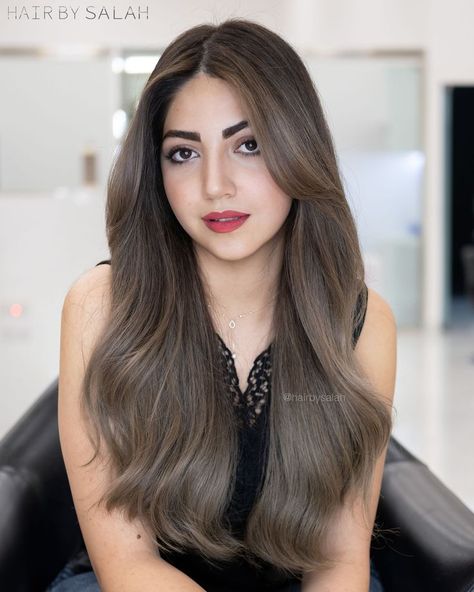 Chestnut Balayage, Beige Balayage, Global Hair Color, Global Hair, Ash Hair, Root Color, Brown Hair Inspo, Beauty Makeover, Desi Girl