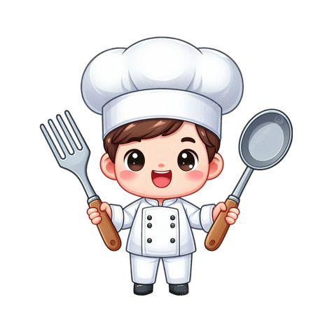 Chef Background, Image Chef, Chef Vector, Chef Clipart, Chef Images, Kids Floor Bed, Cartoon Chef, Tong Sampah, Kid Chef