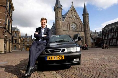 Mark Rutte Continues to Drive Saab https://www.saabplanet.com/mark-rutte-continues-to-drive-saab/ #Saab #Netherlands Mark Rutte, Live In Europe, Living In Europe, Well Dressed Men, World Leaders, Prime Minister, The Netherlands, Netherlands, Suv Car