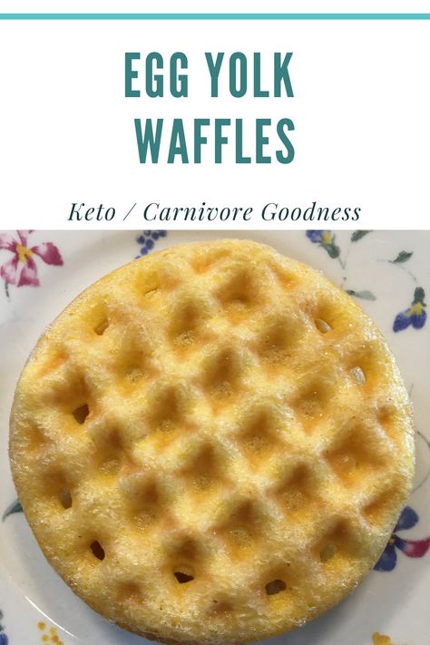 Egg Yolk Recipes Healthy, Egg Yolk Bread, Keto Egg Yolk Recipes, Egg Yolk Recipes Leftover, Carnivore Waffles, Cottage Cheese Waffle Recipe, Recipes Using Eggs, Egg Yolk Recipe, Egg Fast Recipes