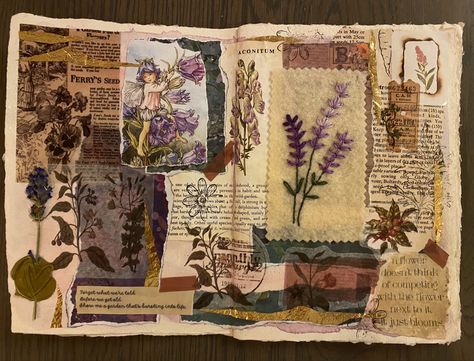 Scrap paper, tea staining, printing, embroidery, dried flowers… Stained Paper, Tea Stained Paper, Natural Form Art, Tea Bag Art, Form Art, Creative Stuff, Natural Form, Gcse Art, Antique Tea