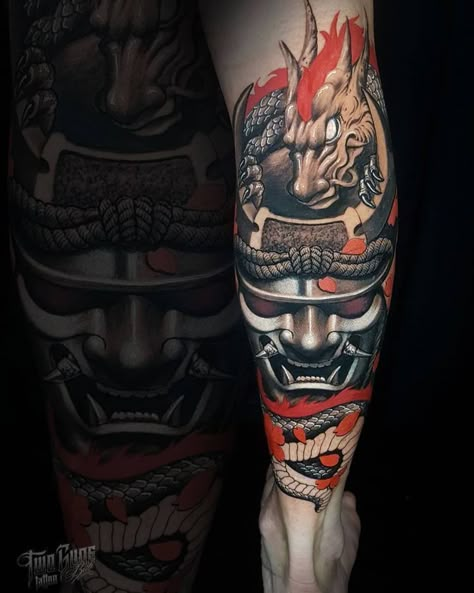 Pin on Tattoo's Tattoos For Men Japanese, Japanese Forearm Tattoo, Japanese Warrior Tattoo, Samurai Tattoo Sleeve, Japanese Leg Tattoo, Tattoo Cool, Japanese Tattoos For Men, Dragon Japanese, Best Leg Tattoos