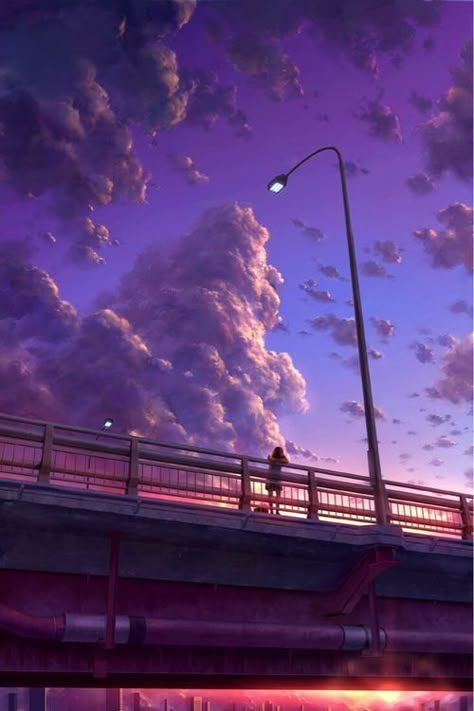 Quotes Clouds, Watercolour Ideas, Wallpaper Sky, Purple Sky, Beautiful View, Anime Scenery Wallpaper, Art Tutorial, Purple Aesthetic, Sky Aesthetic