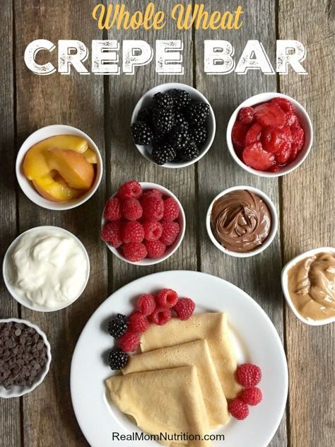 How to Set Up A Crepe Bar Housewarming Brunch, Bride Brunch, Rainbow Picnic, Crepe Party, Crepe Bar, Pancake Bar, Crepes Party, Graduation Brunch, French Party