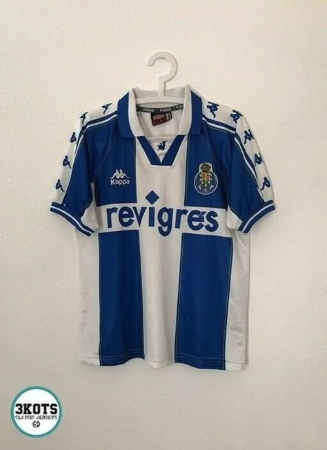 Porto Fc, Vintage Soccer Jersey, Football Jersey Outfit, Vintage Soccer, Sports Jersey Design, Vintage Football Shirts, Retro Football Shirts, Classic Football Shirts, Football Fashion