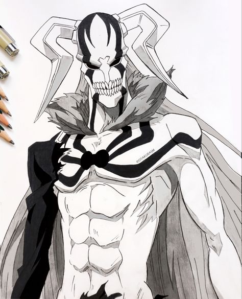 Kurosaki ichigo drawing hollow Ichigo Sketch Pencil, Ichigo Drawing Pencil, Bleach Drawing Sketch, Bleach Ichigo Drawing, Ichigo Sketch, Ichigo Drawing, Bleach Sketch, Ichigo Vasto Lorde, Powerful Anime