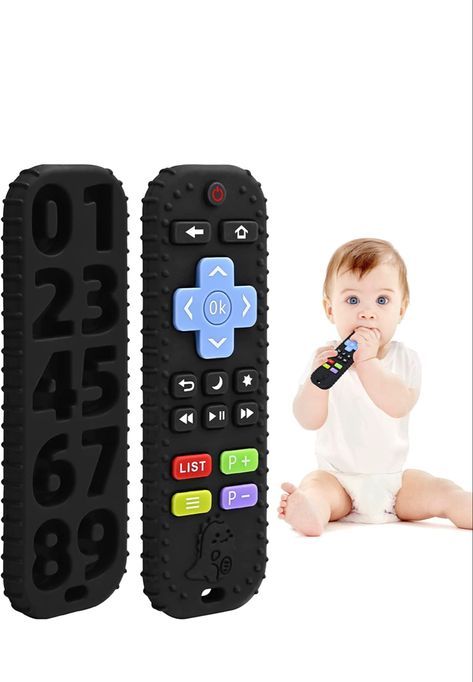 Tv remote teething toy Teethers For Babies, Best Baby Items, Infant Toys, Baby Learning Toys, Best Baby Toys, Baby Sensory Toys, Baby Teether Toys, Baby Boy Toys, Teething Relief