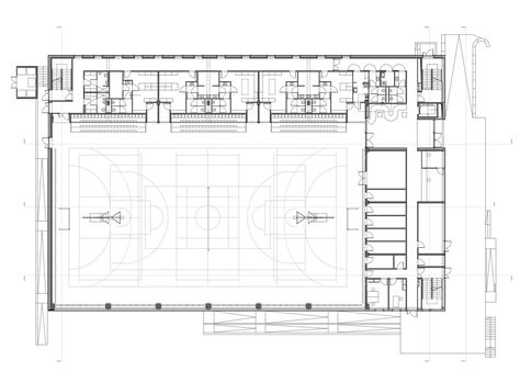 Sport Hall Design, Sports Hall Design, Sport Hall Architecture, Sports Hall Architecture, Gymnasium Architecture, Sports Architecture, Sports Facility Architecture, School Hall, Sport Center