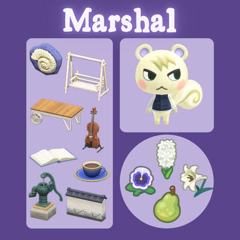 Animal Crossing Yard Guides Marshal Yard Guide Acnh, Acnh Marshal Yard Guide, Acnh Tasha Yard Guide, Animal Crossing Yard, Anch Ideas, Marshal Animal Crossing, Cottage Core Animal Crossing, Acnh Inspiration, Village Ideas