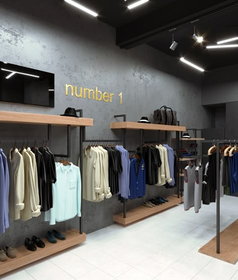 Mens Wear Showroom Interior Design, Clothing Store Design Ideas Small Spaces, Small Clothing Store Interior Shops, Small Clothing Store Interior Design, Small Clothing Store Interior, Clothing Shop Interiors, Clothing Store Interior Design, Clothes Shop Design, Small Shop Design