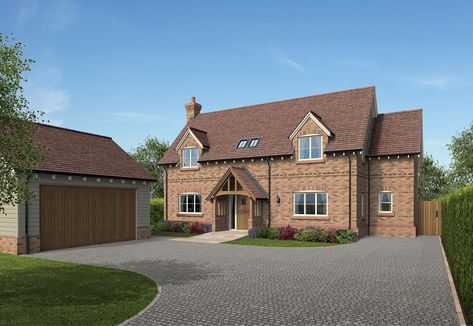 New Builds Uk, New Build Farmhouse Uk, New Build Home Uk, New Build Country House Uk, Self Build Houses Uk, Selfbuild House Uk, Family Home Exterior Uk, Victorian Bungalow, Building Your Own Home