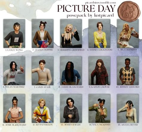 (1) Picture Day Posepack – @picardsims on Tumblr Best Sims 4 Cc, Sims 4 Couple Poses, 4 Picture Frame, Sims 4 Mm Cc, Male Models Poses, Sims 4 Cc Folder, Sims 4 Characters, Sims 4 Mm, Sims House Design