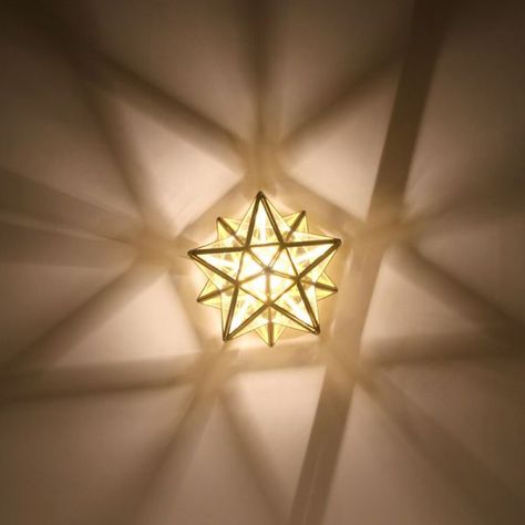 Moravian Star Pendant Light, Ceiling Star Lamp, Star Shaped Light Fixtures, Star Flush Mount Light, Flush Mount Star Light, Chandelier Lighting Modern, Flush Mount Chandelier, Ceiling Lamps Bedroom, Hanging Chandelier