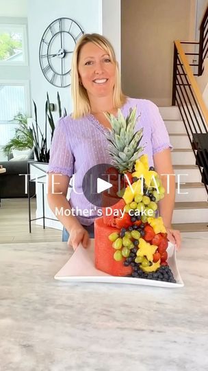 3.3K views · 68 reactions | Shop Here ➡️ https://liketk.it/4F0CN                                      The Ultimate Mothers Day Cake - A Healthy and Beautiful Fruitcake. Watermelon Fruit Cake Tutorial. This “cake” was so fun to make and honestly easy. It made a perfect Mother’s Day dish. Like & Follow for more inspo!  #howto #fyp #cakedecorating #cakedesign #reelitfeelit #mothersdaycake #reelitfeelit #watermeloncake #diy #ltk #mothersday #watermelon #viralvideos #cakeart #fypシ | ShannyKate | Tyrone Wells · Good Love Fresh Watermelon Cake, Watermelon Fruit Cake, Awesome Appetizers, Watermelon Cake, Mothers Day Cake, Fresh Watermelon, Watermelon Fruit, Fruit Platter, Best Appetizers