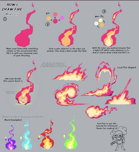 Space Ace, Fire Drawing, Super Powers Art, Concept Art Tutorial, Digital Art Beginner, Magic Design, Fire Art, Art Resources, Digital Painting Tutorials