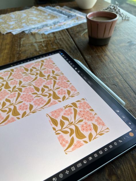 Adobe Apps, Making Patterns, Traditional Paint, Procreate Brushes Free, Pattern Design Inspiration, Raster Image, Painted Artwork, Traditional Artwork, Sell My Art