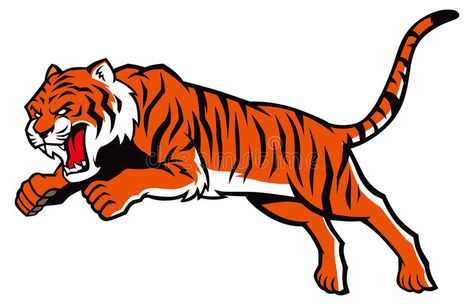 Tiger Icon, Jumping Tiger, Elephant Zoo, Turkey Cartoon, Tiger Style, Angry Tiger, Tiger Vector, Animals Logo, Tiger Mascot