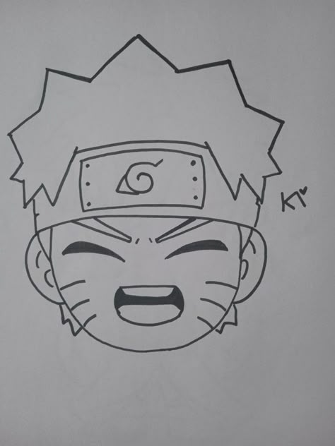 Naruto Drawings Easy, Anime Drawings For Beginners, Naruto Sketch Drawing, Simple Anime, Easy Cartoon Drawings, Naruto Sketch, Easy Love Drawings, Naruto Drawings, Cool Pencil Drawings