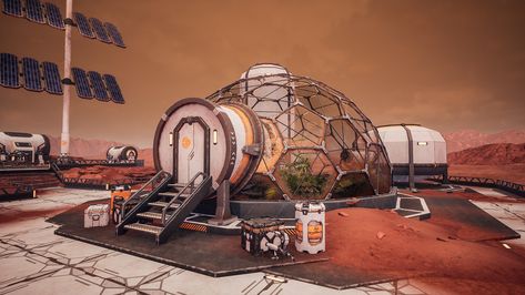 ArtStation - Mars Research Station | Operation Enigma Research Station, Spaceship Interior, Master Degree, First Year Student, Games Design, Spring Semester, Group Project, Level Design, Main Characters