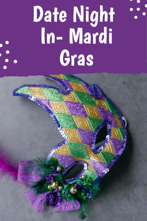 Let the good times roll! 🎉 Celebrate Mardi Gras with a Date Night In! Enjoy a night in with a Cajun/Creole themed dinner, delicious drinks and great company! Get ready for a night of good food, fun conversations, and great memories! Decorate With Green, Madi Gras, Shrimp Gumbo, Dinner Delicious, Themed Dinner, Date Night Ideas, Date Night In, Let The Good Times Roll, Delicious Drinks