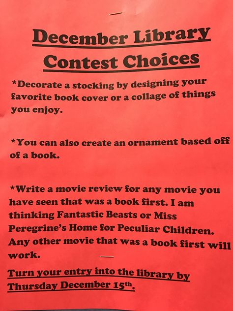 Library Contest Ideas, Middle School Monthly Library Themes, November Library Activities, Middle School Library Contests, November Library Lessons, October Library Lessons, Thanksgiving Library Programs, November Library Programs, Public Library Aesthetic