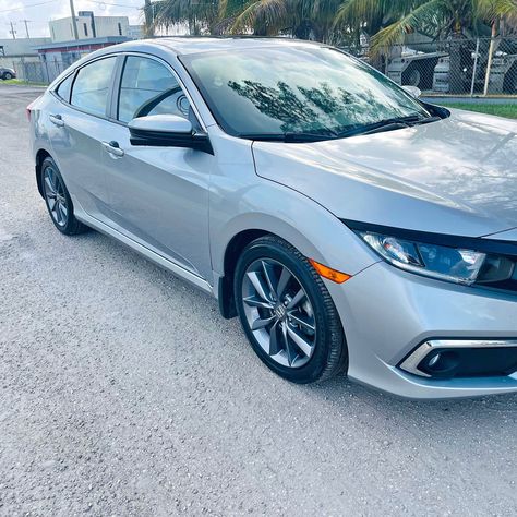 2019 Honda Civic · EX Sedan 4D 2019 Honda Civic, Civic Ex, Honda Civic Ex, Honda Civic, Silver, Color